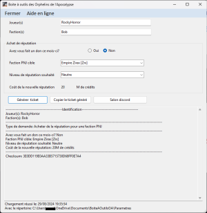 Achat de réputation ticket généré.png